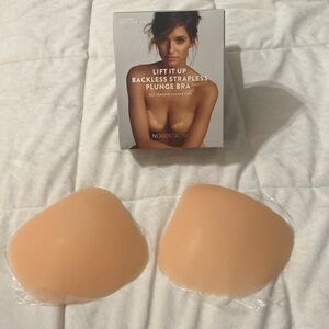 Nordstrom left it up, backless strapless plunge bra